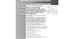 Desktop Screenshot of garymoyerappraising.com